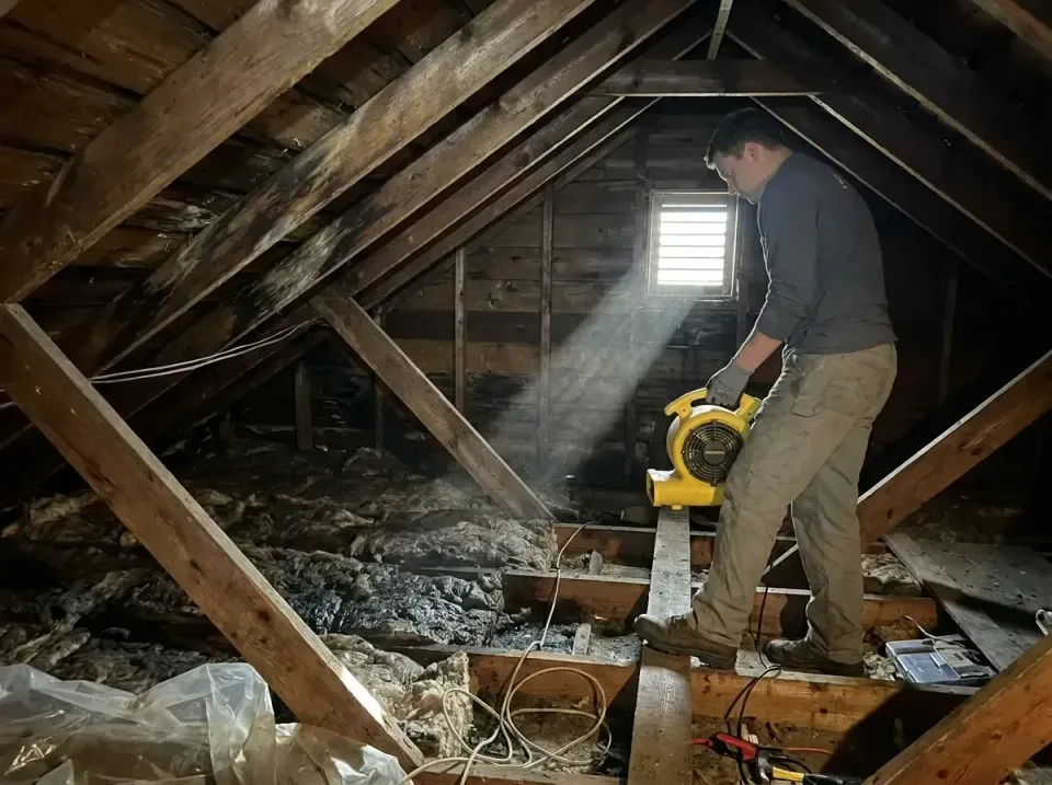 attic-water-damage-drying-proc-007 — frequently asked questions, Emergency Water Extraction & 24/7 Flood Response in Jemison…